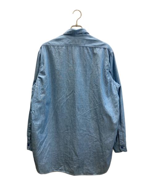 HERILL（ヘリル）HERILL (ヘリル) U.S.N Chambray Shirt インディゴ サイズ:3の古着・服飾アイテム