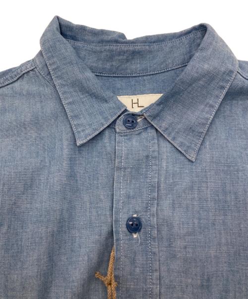 HERILL（ヘリル）HERILL (ヘリル) U.S.N Chambray Shirt インディゴ サイズ:3の古着・服飾アイテム