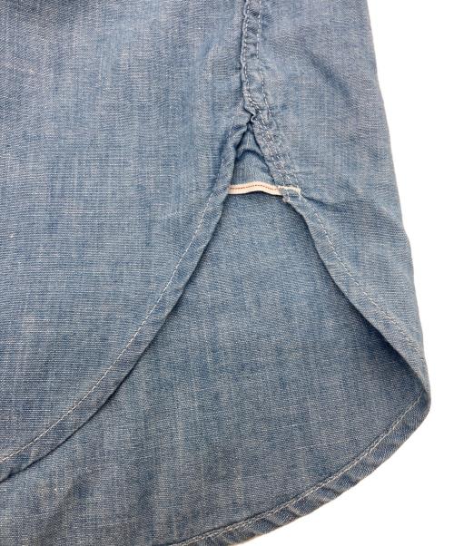 HERILL（ヘリル）HERILL (ヘリル) U.S.N Chambray Shirt インディゴ サイズ:3の古着・服飾アイテム