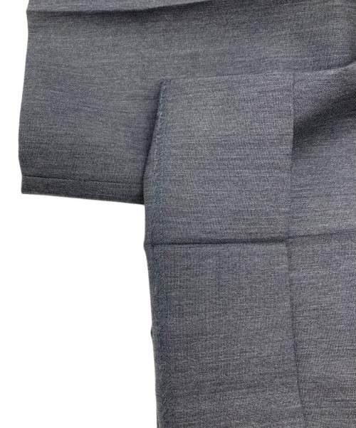 Unlikely（アンライクリー）Unlikely (アンライクリー) Back Strap Plain Front Trousers グレー サイズ:Mの古着・服飾アイテム