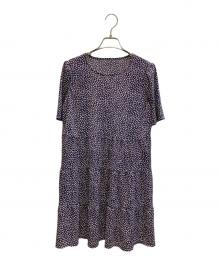 Leilian（レリアン）の古着「ティアード切替チュニックブラウス」｜ネイビー