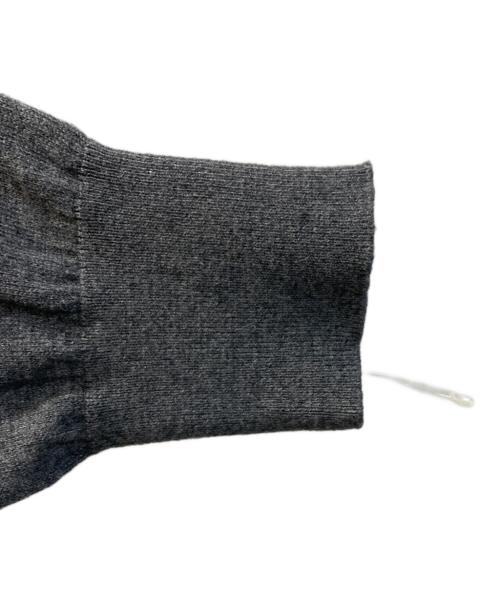 Leilian（レリアン）LEILIAN (レリアン) バッグプリーツニット グレー×ブラック サイズ:11 未使用品の古着・服飾アイテム