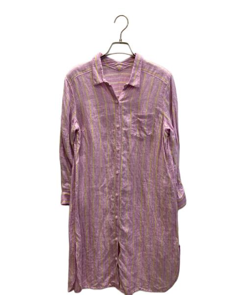 Leilian（レリアン）Leilian (レリアン) シャツワンピース ピンク サイズ:9の古着・服飾アイテム