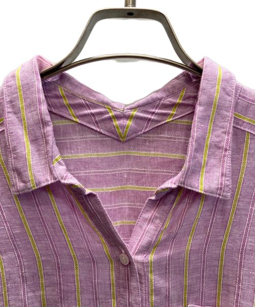 Leilian（レリアン）Leilian (レリアン) シャツワンピース ピンク サイズ:9の古着・服飾アイテム