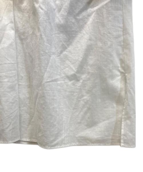 Leilian（レリアン）Leilian (レリアン) 刺繍×レースボリュームスリーブブラウス ホワイト×ブラック サイズ:SIZE 7の古着・服飾アイテム