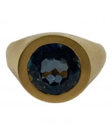 ARTIDA OUD（アルティーダ ウォード）の古着「EDENロンドンブルートパーズシグネットリング」｜ゴールド