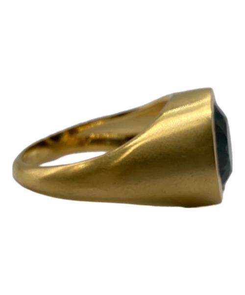 ARTIDA OUD（アルティーダ ウォード）ARTIDA OUD (アルティーダ ウォード) EDENロンドンブルートパーズシグネットリング ゴールド サイズ:13号の古着・服飾アイテム