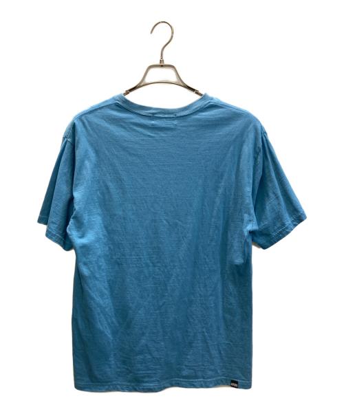 Hysteric Glamour（ヒステリックグラマー）Hysteric Glamour (ヒステリックグラマー) 2TONE DEVIL WOMAN Tシャツ ブルー サイズ:Mの古着・服飾アイテム