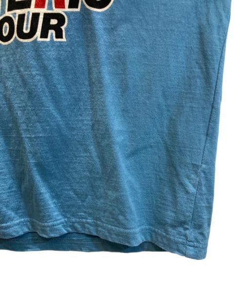 Hysteric Glamour（ヒステリックグラマー）Hysteric Glamour (ヒステリックグラマー) 2TONE DEVIL WOMAN Tシャツ ブルー サイズ:Mの古着・服飾アイテム