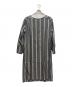 GALERIE VIE（ギャルリーヴィー）の古着「ストライプシャツワンピース」｜グレー