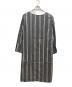 GALERIE VIE (ギャルリーヴィー) ストライプシャツワンピース グレー サイズ:36：3500円