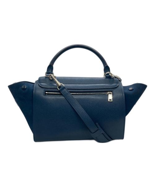 CELINE（セリーヌ）CELINE (セリーヌ) スモール2WAYバッグ ネイビーの古着・服飾アイテム