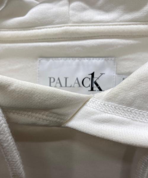 PALACE（パレス）PALACE (パレス) Calvin Klein (カルバンクライン) プルオーバーパーカー ホワイト サイズ:Sの古着・服飾アイテム