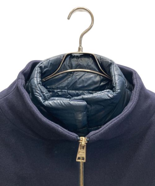 HERNO（ヘルノ）HERNO (ヘルノ) ダウンライナー付きウールコート ネイビー サイズ:46の古着・服飾アイテム