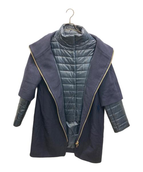 HERNO（ヘルノ）HERNO (ヘルノ) ダウンライナー付きウールコート ネイビー サイズ:46の古着・服飾アイテム