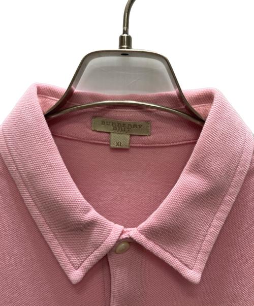 BURBERRY BRIT（バーバリーブリット）BURBERRY BRIT (バーバリーブリット) ポロシャツ ピンク サイズ:SIZE XLの古着・服飾アイテム