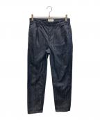 STILL BY HANDスティルバイハンド）の古着「タックテーパードデニム」｜インディゴ