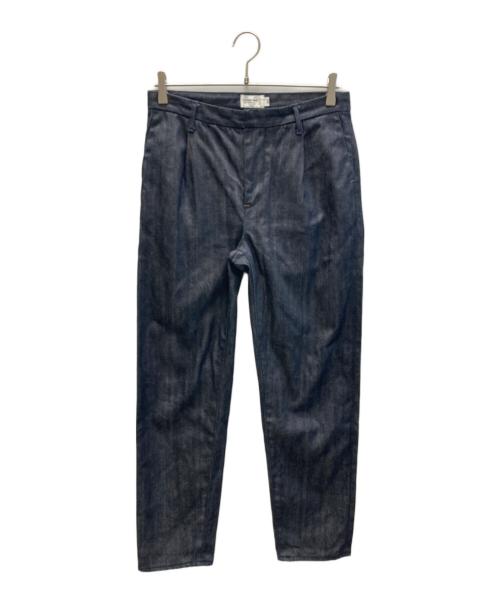 STILL BY HAND（スティルバイハンド）STILL BY HAND (スティルバイハンド) タックテーパードデニム インディゴ サイズ:SIZE 44の古着・服飾アイテム