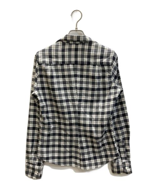 Frank&Eileen（フランクアンドアイリーン）Frank&Eileen (フランクアンドアイリーン) Ron Herman (ロンハーマン) フランネルチェックシャツ グレー×ホワイト サイズ:ＸＳの古着・服飾アイテム