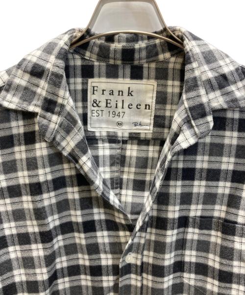 Frank&Eileen（フランクアンドアイリーン）Frank&Eileen (フランクアンドアイリーン) Ron Herman (ロンハーマン) フランネルチェックシャツ グレー×ホワイト サイズ:ＸＳの古着・服飾アイテム