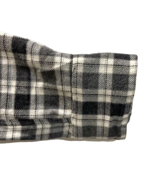 Frank&Eileen（フランクアンドアイリーン）Frank&Eileen (フランクアンドアイリーン) Ron Herman (ロンハーマン) フランネルチェックシャツ グレー×ホワイト サイズ:ＸＳの古着・服飾アイテム