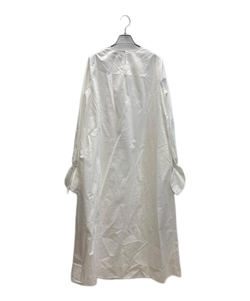 Ron Herman（ロンハーマン）Ron Herman (ロンハーマン) TEN (テン) リボンロングワンピース ホワイト サイズ:SIZE XSの古着・服飾アイテム