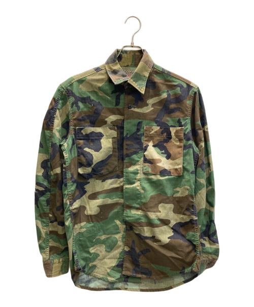 R.H.Vintage（ロンハーマン・ヴィンテージ）R.H.Vintage (ロンハーマン・ヴィンテージ) ミリタリーシャツ グリーン サイズ:FREEの古着・服飾アイテム