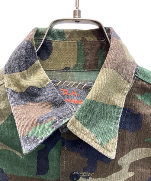 R.H.Vintage（ロンハーマン・ヴィンテージ）R.H.Vintage (ロンハーマン・ヴィンテージ) ミリタリーシャツ グリーン サイズ:FREEの古着・服飾アイテム