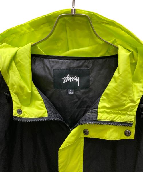 stussy（ステューシー）stussy (ステューシー) Honeycomb Hooded イエロー×ブラック サイズ:SIZE Lの古着・服飾アイテム