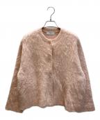 SLOBE IENAスローブ イエナ）の古着「シャギーニットカーディガン」｜ピンク