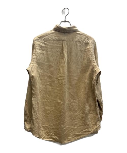 POLO RALPH LAUREN（ポロ・ラルフローレン）POLO RALPH LAUREN (ポロ・ラルフローレン) リネンシャツ ベージュ サイズ:Mの古着・服飾アイテム