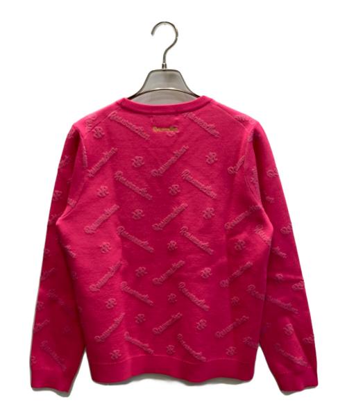 Resurrection（レザレクション）Resurrection (レザレクション) ロゴモノグラムニット ピンク サイズ:SIZE Mの古着・服飾アイテム