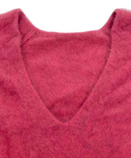 GALLARDA GALANTE（ガリャルダガランテ）GALLARDA GALANTE (ガリャルダガランテ) ウールカシミヤVネックニット ピンク サイズ:FREEの古着・服飾アイテム
