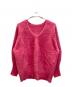 GALLARDA GALANTE（ガリャルダガランテ）の古着「ウールカシミヤVネックニット」｜ピンク