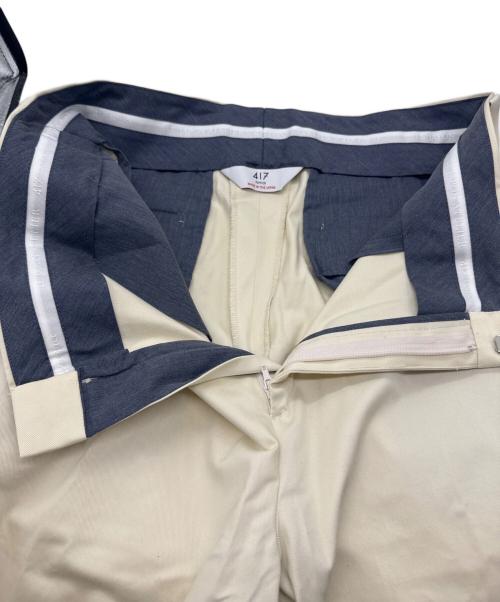 LE JAPON ATELIER（ル ジャポン アトリエ）LE JAPON ATELIER (ル ジャポン アトリエ) 417 by EDIFICE (417 バイ エディフィス) ワイドパンツ アイボリー サイズ:Lの古着・服飾アイテム