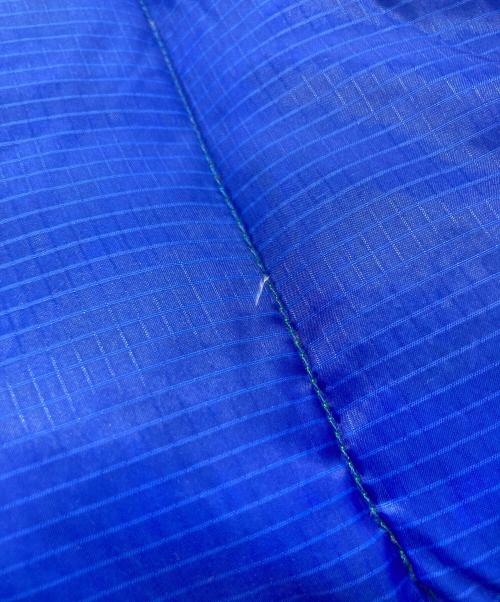 Patagonia（パタゴニア）Patagonia (パタゴニア) ダウンセーター エレクトリックブルー×ブライトグリーン Electric Blue/Bright Green サイズ:Mの古着・服飾アイテム