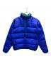 Patagonia（パタゴニア）の古着「ダウンセーター」｜エレクトリックブルー×ブライトグリーン 
