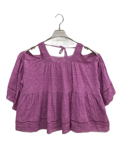 sara mallika（サラマリカ）sara mallika (サラマリカ) 刺繍ブラウス ピンク サイズ:Freeの古着・服飾アイテム