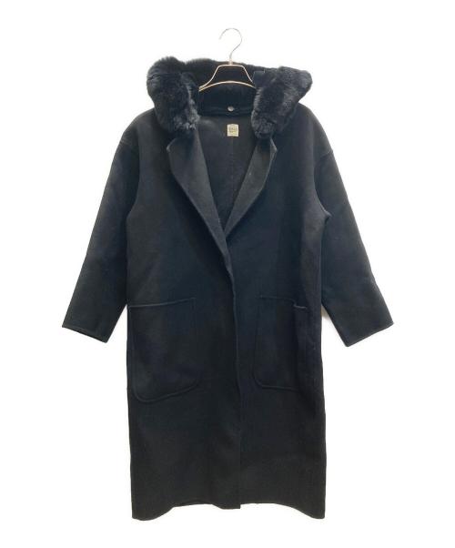 Ron Herman（ロンハーマン）Ron Herman (ロンハーマン) レッキスファー ロングコート/Rex fur long coat ブラック サイズ:XSの古着・服飾アイテム