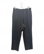 LAMONDラモンド）の古着「DRY TOUCH SEMI WIDE TROUSERS」｜ブラック