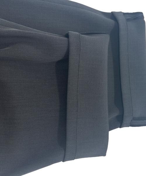 LAMOND（ラモンド）LAMOND (ラモンド) DRY TOUCH SEMI WIDE TROUSERS ブラック サイズ:SIZE 2の古着・服飾アイテム