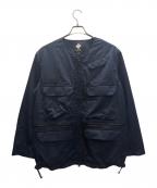 COLUMBIA BLACK LABELコロンビアブラックレーベル）の古着「25SS ログリバーブラックジャケット」｜ネイビー