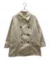 JOURNAL STANDARD relume（ジャーナルスタンダード レリューム）の古着「ショートトレンチコート」｜ベージュ