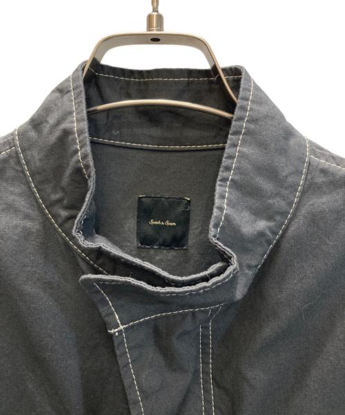 Spick and Span（スピックアンドスパン）Spick and Span (スピックアンドスパン) カラーステッチミリタリーロングジレ（Color stitch military long gile） グレー サイズ:FREEの古着・服飾アイテム