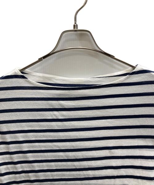 MUSE de Deuxieme Classe（ミューズ ドゥーズィエム クラス）MUSE de Deuxieme Classe (ミューズ ドゥーズィエム クラス) Sheer BORDER プルオーバー ホワイト×ブラック サイズ:SIZE Free 未使用品の古着・服飾アイテム