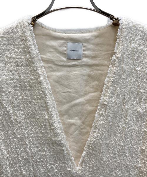 Spick and Span（スピック＆スパン）Spick and Span (スピックアンドスパン) Italian fabric ツイードベスト ベージュ サイズ:SIZE Free 未使用品の古着・服飾アイテム