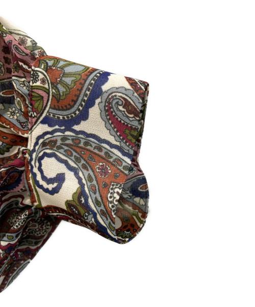 ROCHAS（ロシャス）ROCHAS (ロシャス) ペイズリー総柄シャツ ブラウン サイズ:9 未使用品の古着・服飾アイテム