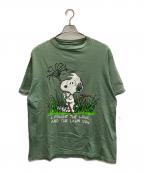 CHANGESチェンジズ）の古着「90s スヌーピーTシャツ」｜グリーン
