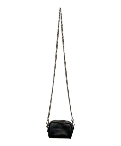 AULENTTI（オウレンティ）AULENTTI (オウレンティ) chain Micro bag ブラックの古着・服飾アイテム