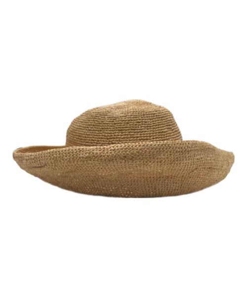 HELEN KAMINSKI（ヘレンカミンスキー）HELEN KAMINSKI (ヘレンカミンスキー) ラフィアハット ベージュの古着・服飾アイテム